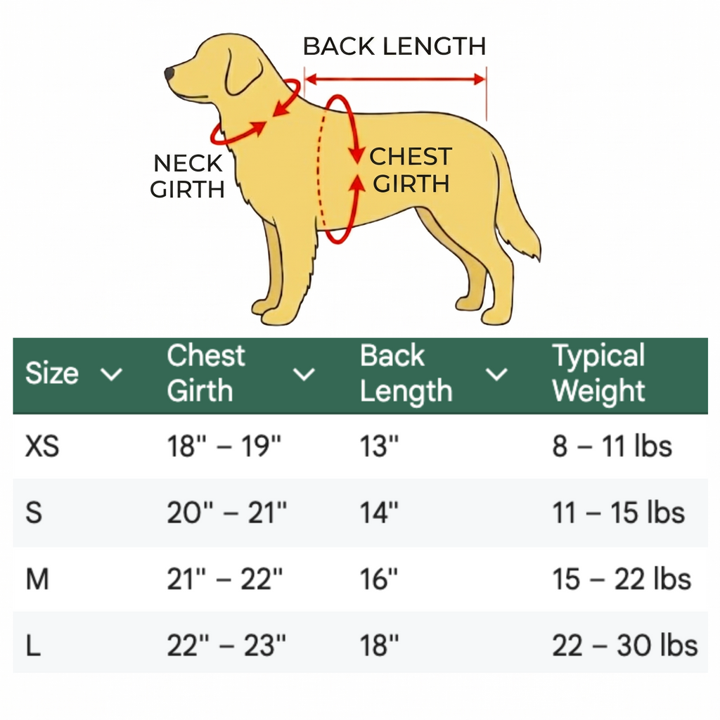 Waterproof Winter Dog Jacket, with Harness