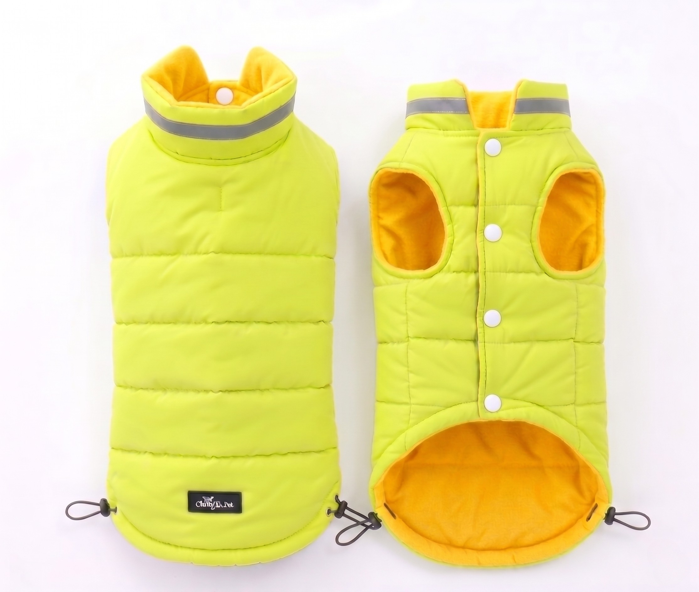 Reversible Waterproof Dog Vest, with Night Reflective Strips