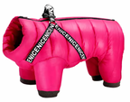 Waterproof Winter Dog Jacket, with Harness