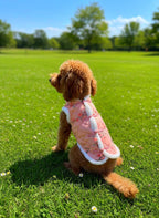 Floral Cheongsam Winter Jacket, for Dogs and Cats