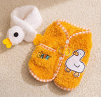 Sherpa Cardigan & Scarf Set, for Dogs & Cats