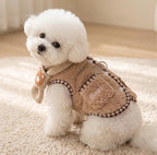 Sherpa Cardigan & Scarf Set, for Dogs & Cats