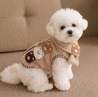 Sherpa Cardigan & Scarf Set, for Dogs & Cats