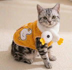 Sherpa Cardigan & Scarf Set, for Dogs & Cats