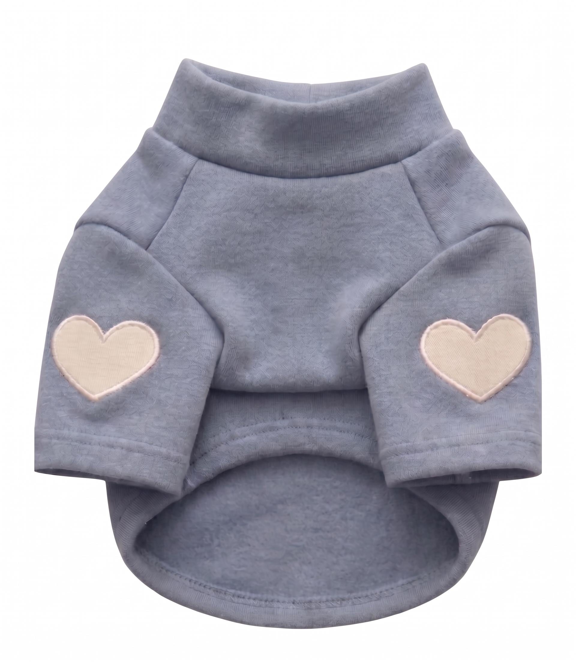 Heart Patch Cardigan, for Dogs & Cats