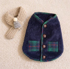Sherpa Cardigan & Scarf Set, for Dogs & Cats