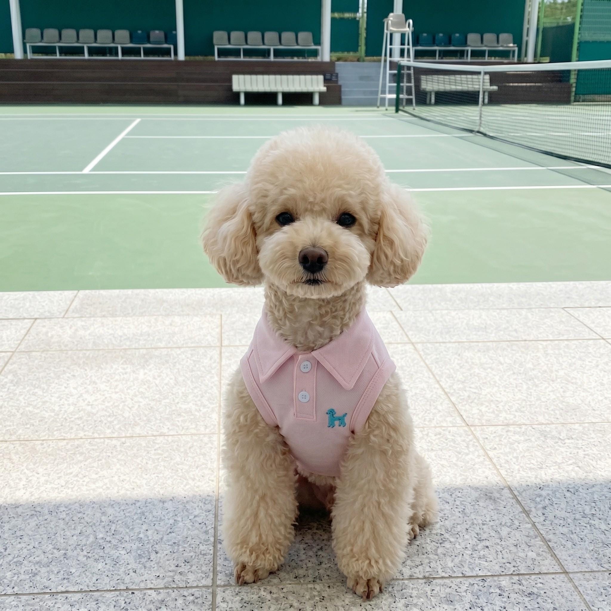 Embroidered Preppy Dog Polo