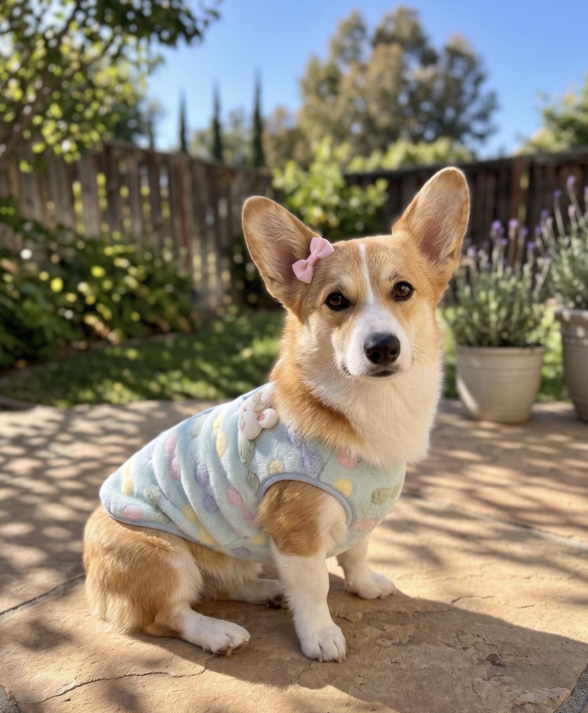 3D Bunny Sherpa Cardigan, for Dogs & Cats