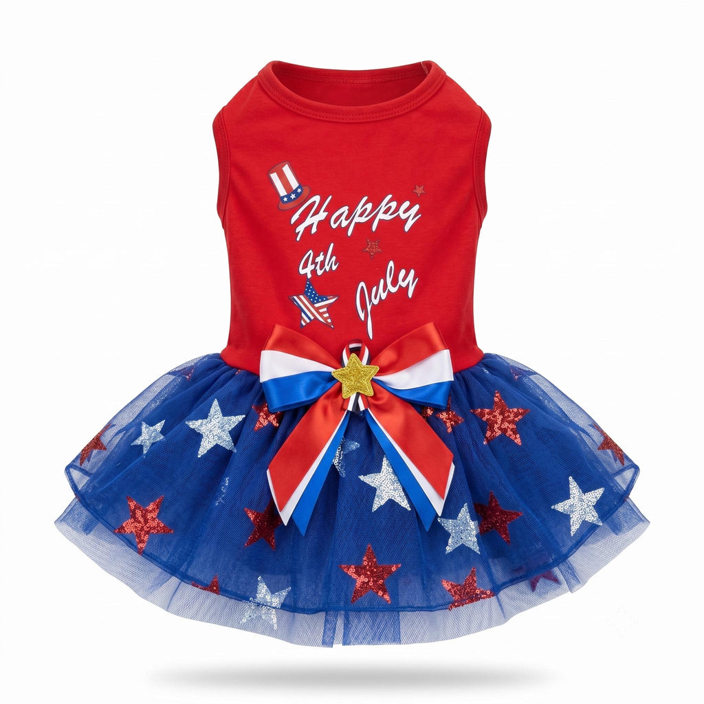 4th of July Dog Tutu Dress