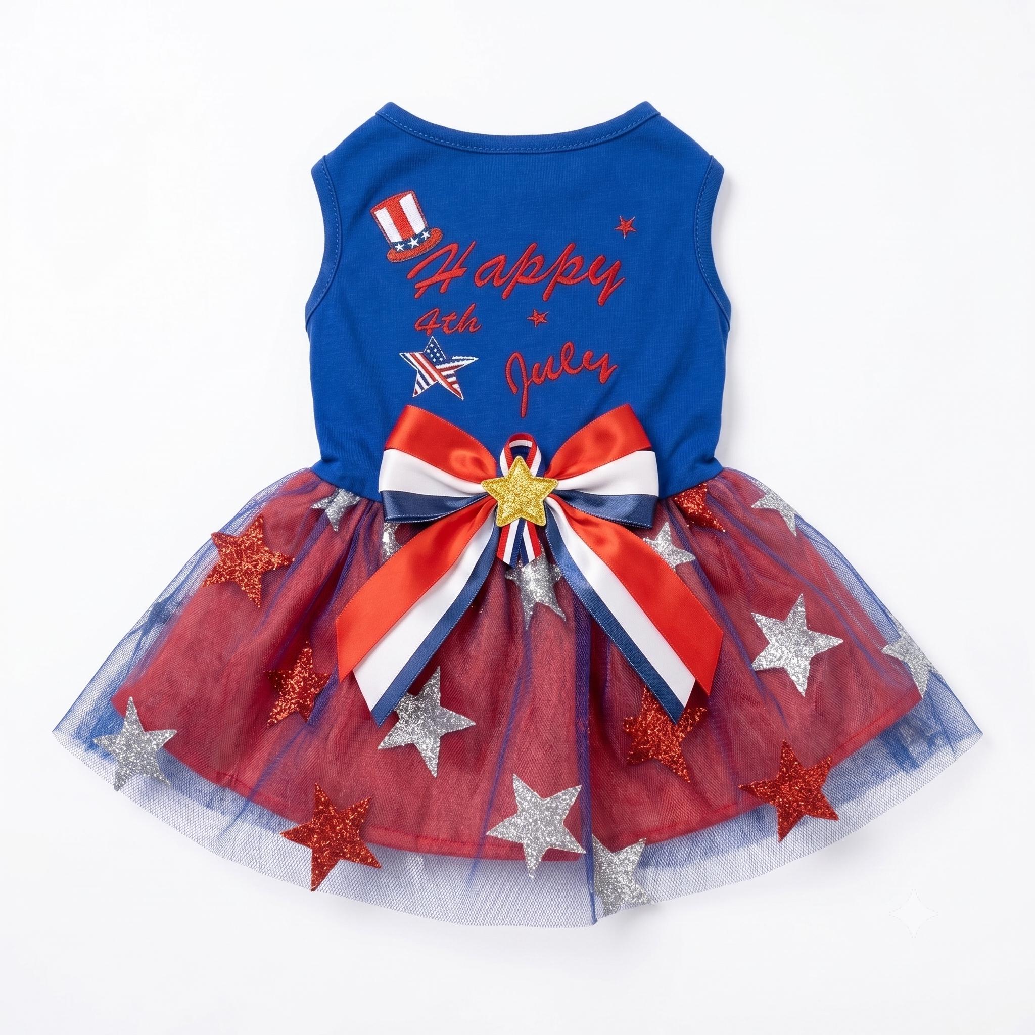 4th of July Dog Tutu Dress